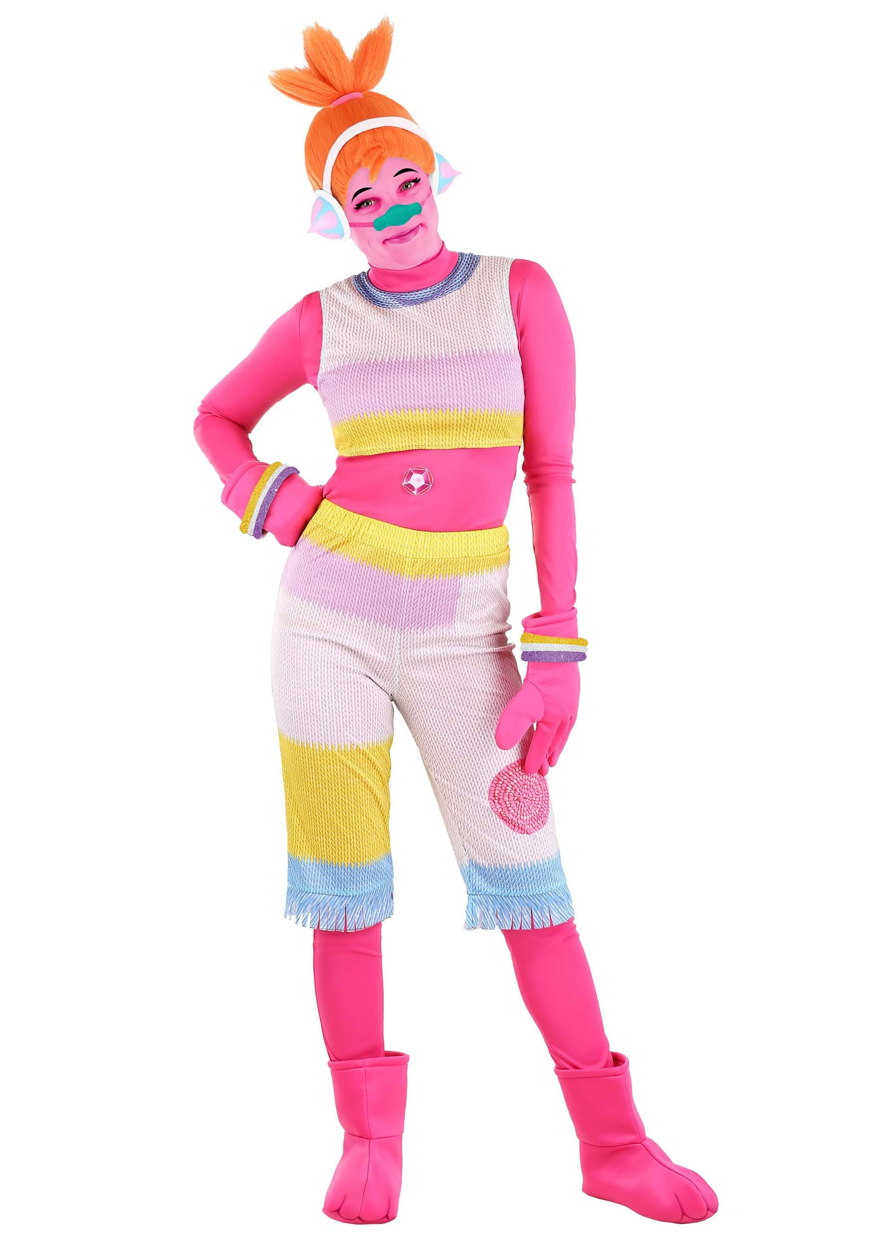 Trolls DJ Suki Women's Fancy Dress Costume