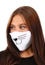 Adult Cat Face Mask White Alt 1