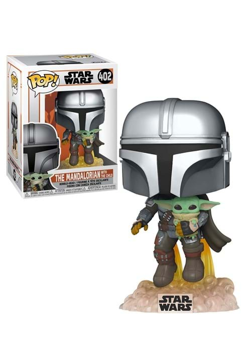 POP Star Wars: The Mandalorian- Mando Flying w/Jet