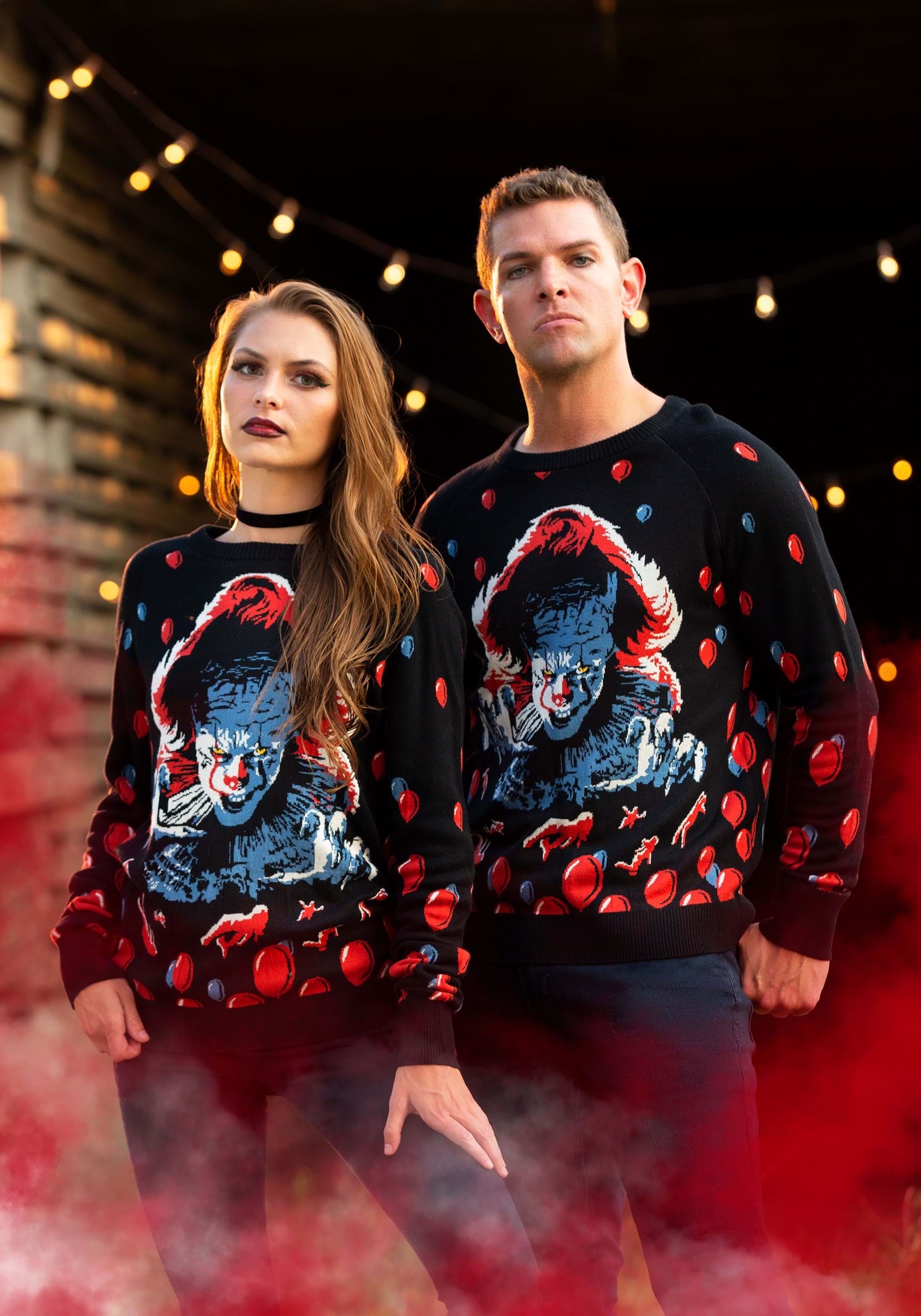 IT (2019) Pennywise Adult Ugly Sweater