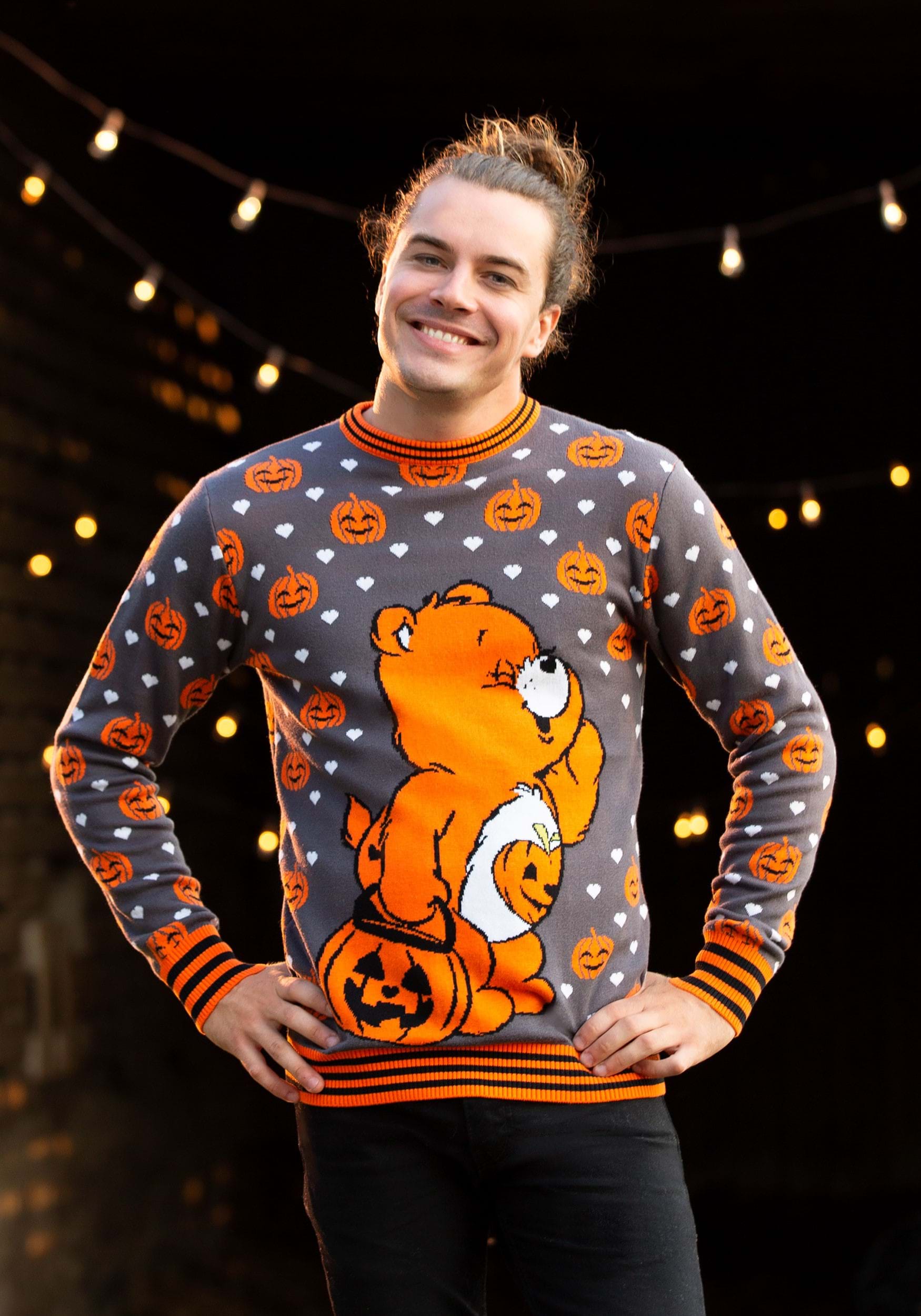 Care Bears Trick-or-Sweet Bear Adult Halloween Ugly Sweater