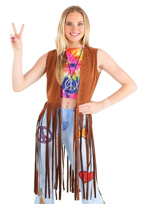 Women's Hippie Costume Vest