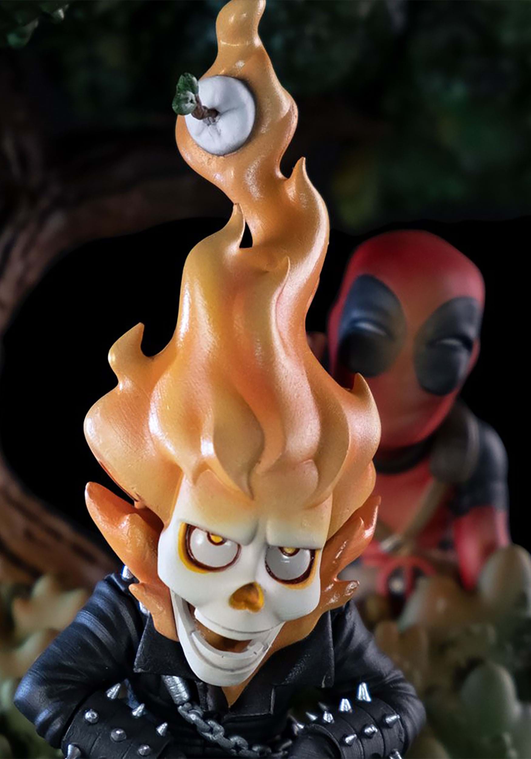 Deadpool X Ghost Rider Q Master Diorama
