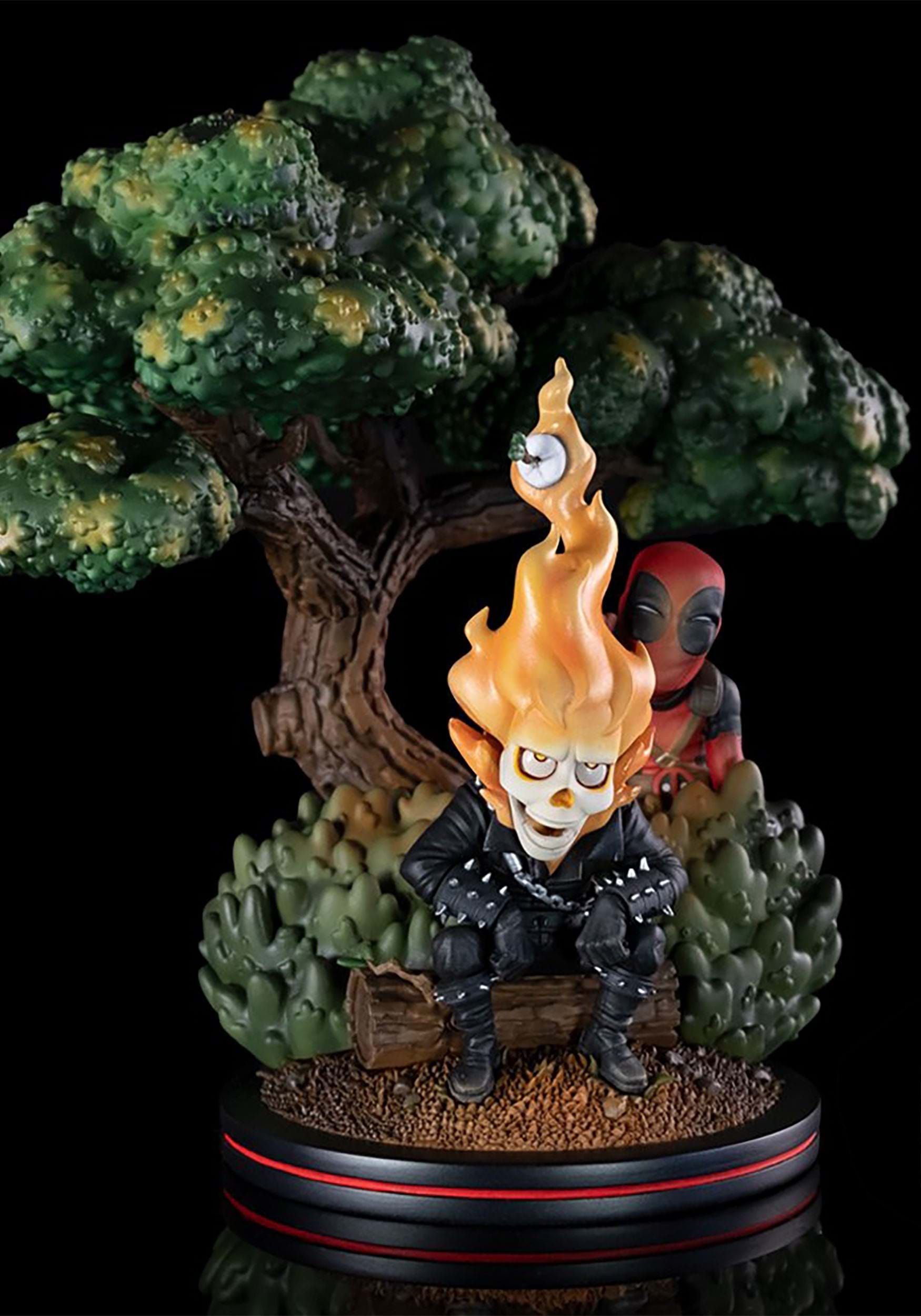 Deadpool X Ghost Rider Q Master Diorama