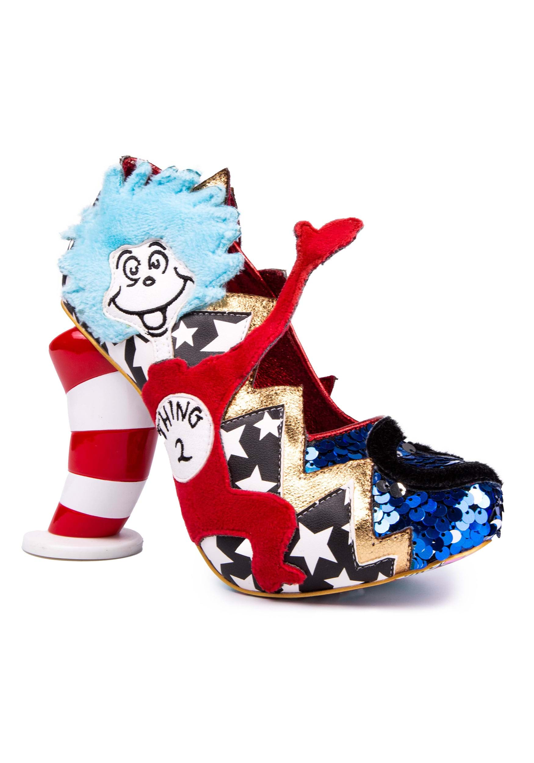 Thing 1 and Thing 2  Irregular Choice Heels