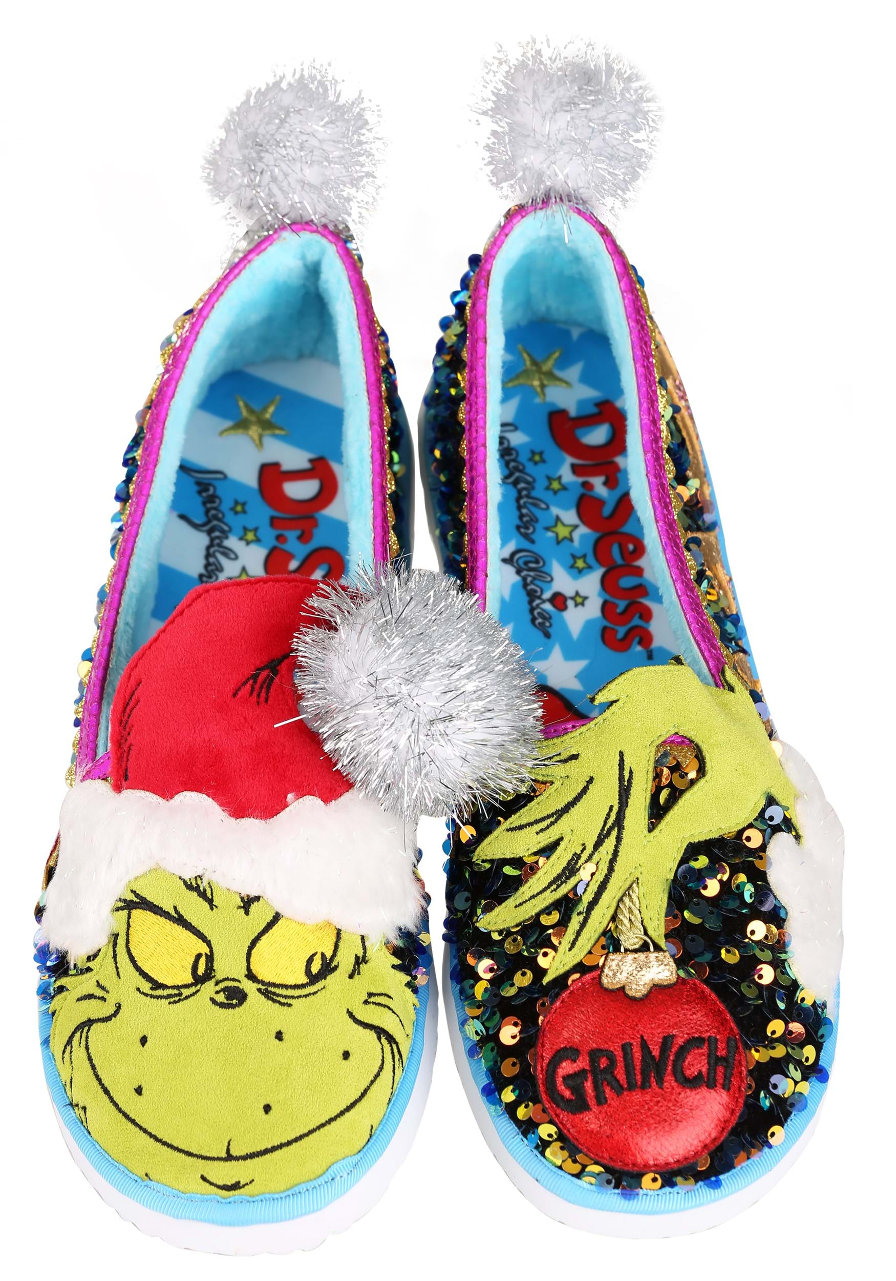 The Grinch Rebel With a Cause Irregular Choice Slippers