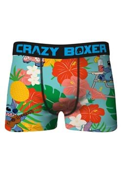 Crazy Boxers Floral Stitch Print Mens Boxer Brief