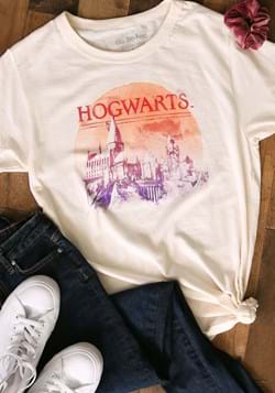 Adult Harry Potter Red Moon Hogwarts T-Shirt