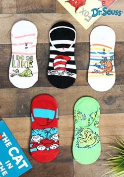Adult Dr Seuss No Show 5 Pairs Sock Set