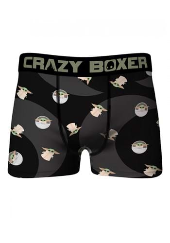 Crazy Boxers Black Baby Yoda Boxer Mens Briefs Main UPD 2