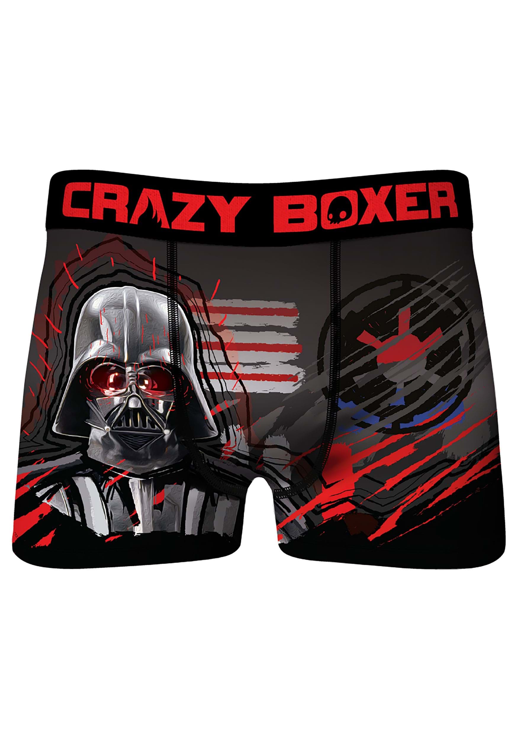 Crazy Boxer Mens Darth Vader Boxer Brief 