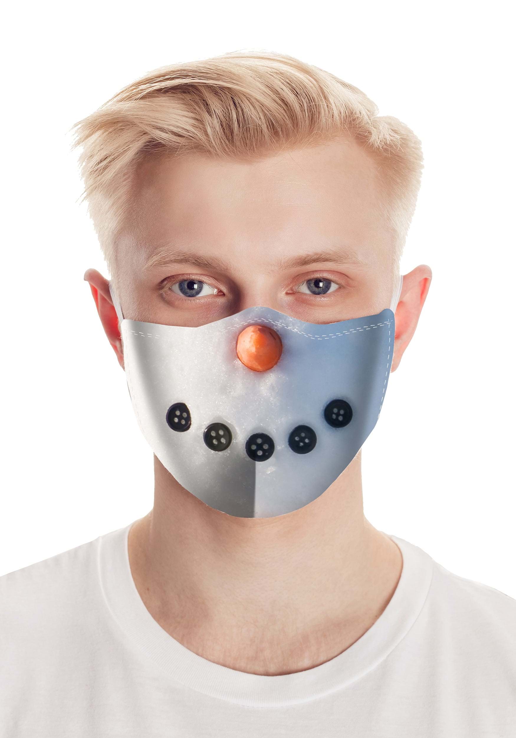 Adult Snowman Face Mask , Face Mask