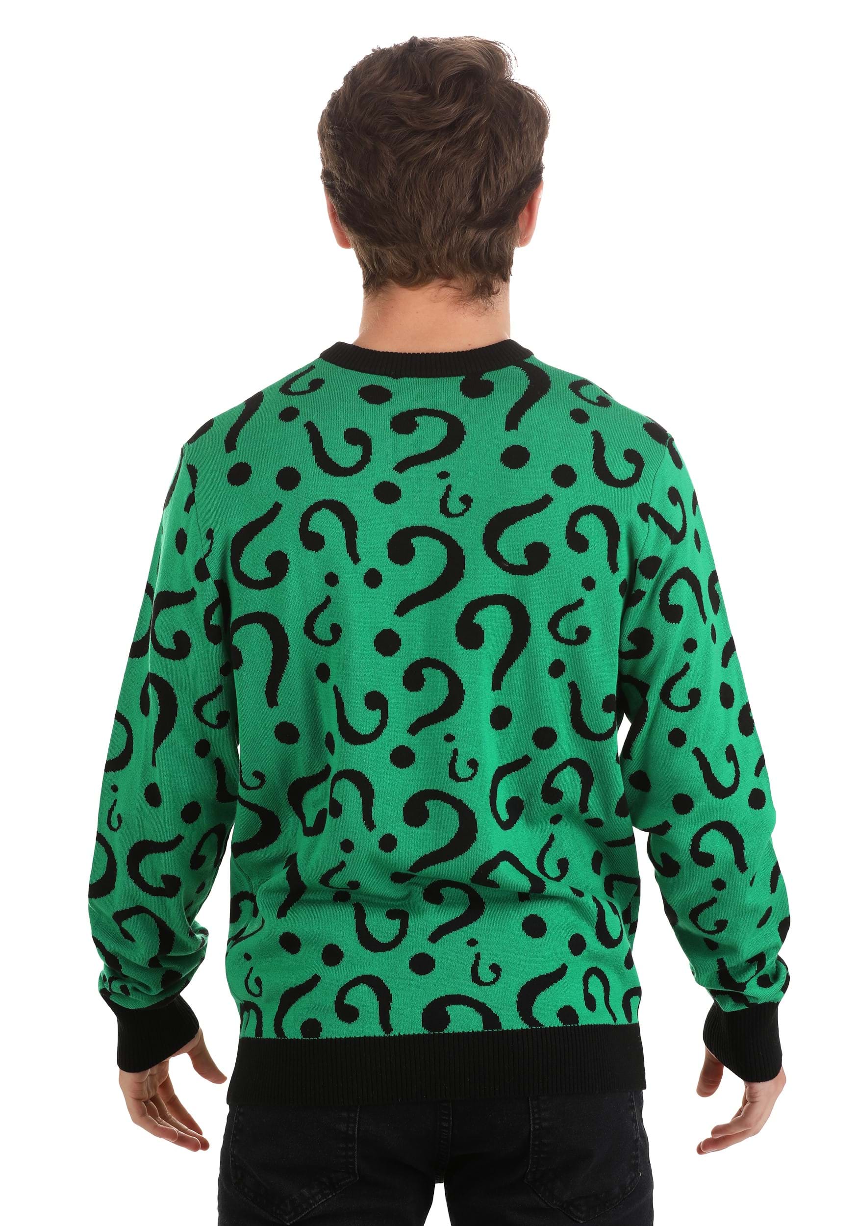 The Riddler Adult Ugly Christmas Sweater