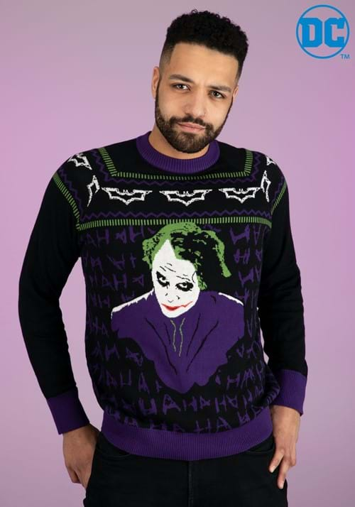 The Joker Dark Knight Ugly Christmas Sweater-2-1-0