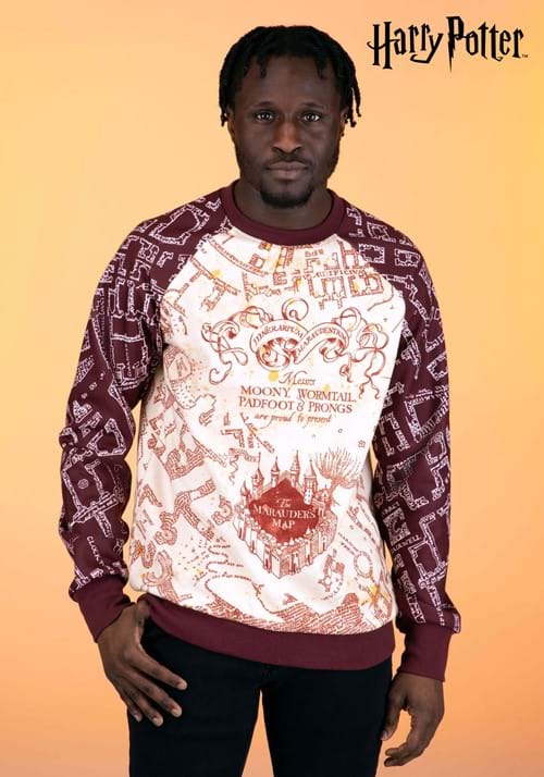 Harry Potter Adult Marauder's Map Sweatshirt