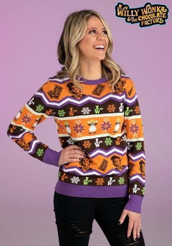 Willy Wonka Ugly Sweater for Adults UPD 1