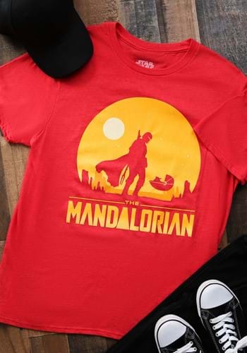 The Mandalorian Mens Red Shirt
