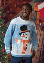 Friendly Snowman Adult Ugly Christmas Sweater