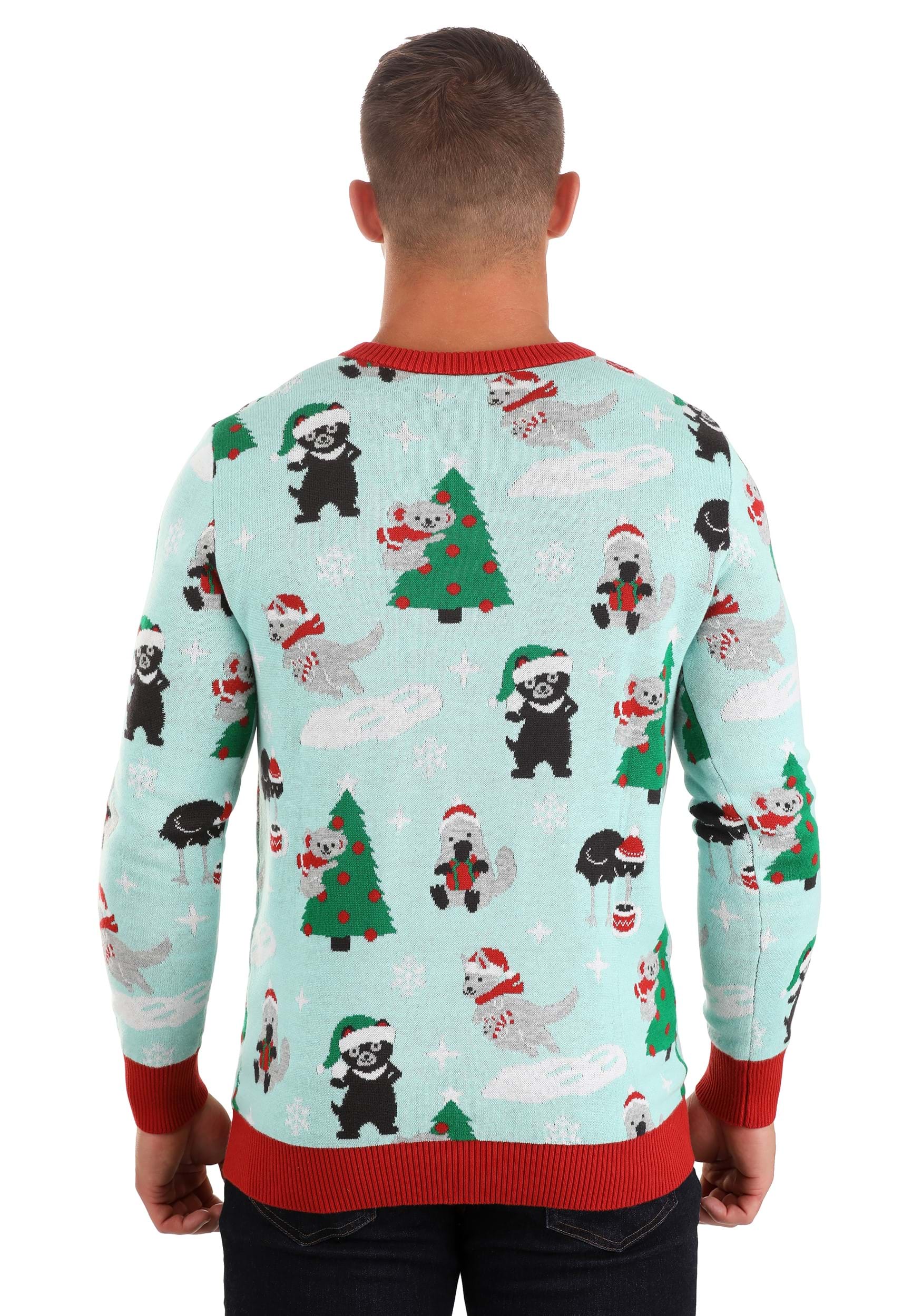 Australian Animals Adult Ugly Christmas Sweater , Ugly Sweaters