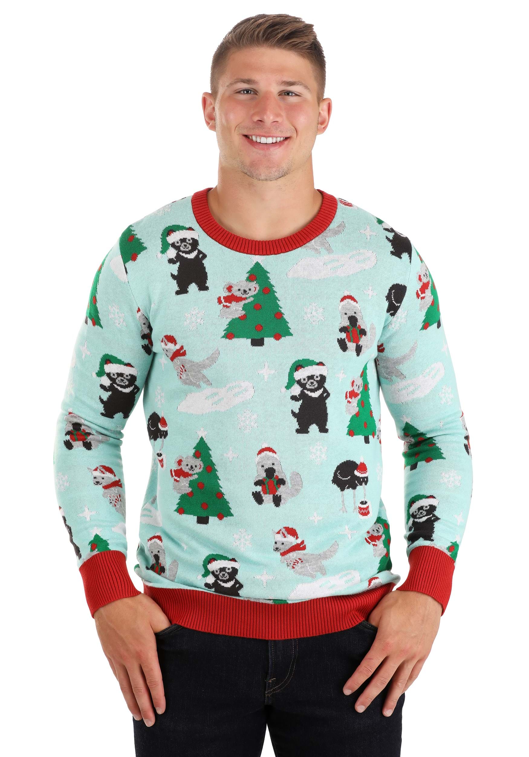 Photos - Fancy Dress Christmas FUN Wear Australian Animals Adult Ugly  Sweater | Ugly Sweaters R 