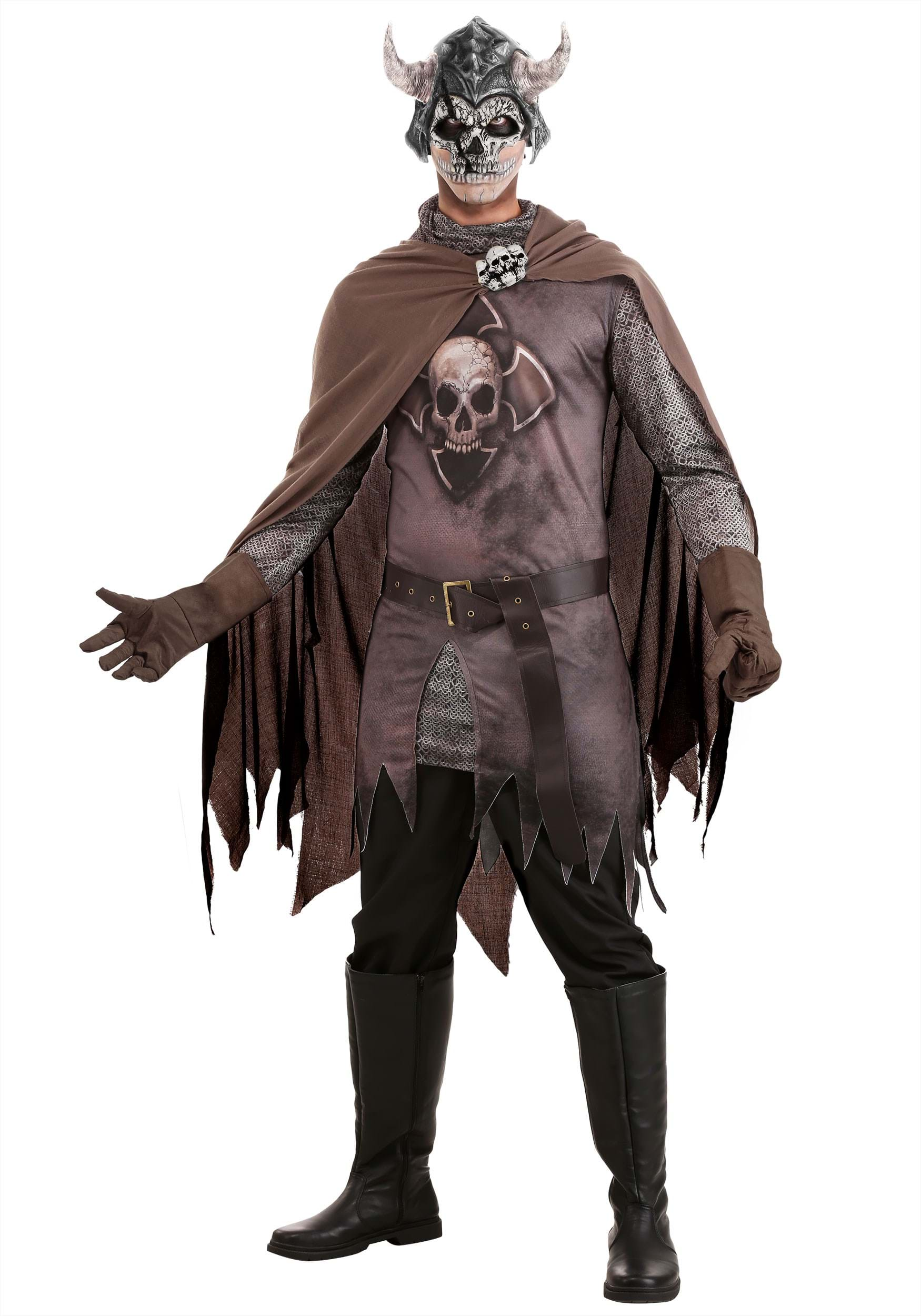 Photos - Fancy Dress Knight FUN Costumes Dread  Adult  Costume Brown/Gray FUN7285 