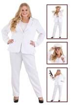 Womens Plus Size White Costume Suit