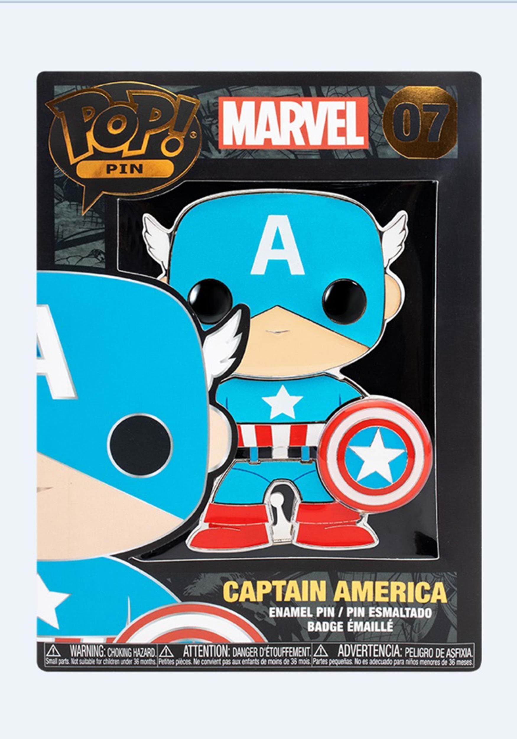 Funko Pop Captain America Pins