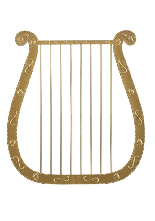 Gold Costume Harp Accessory