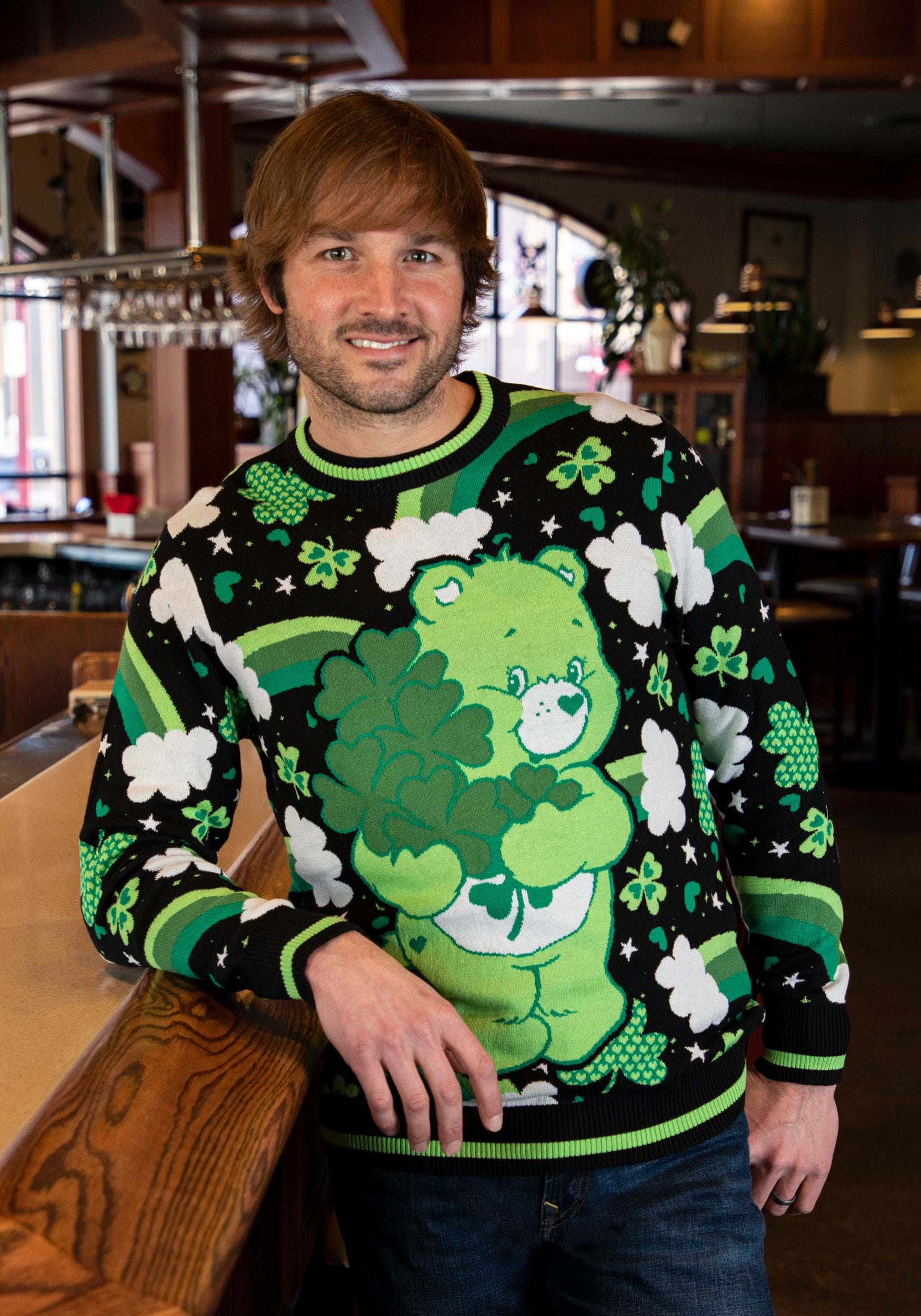 Care Bears Good Luck Bear Saint Patrick's Day Sweater