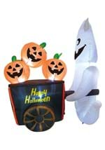 Inflatable 6ft Pumpkin Vendor Ghost Alt 3