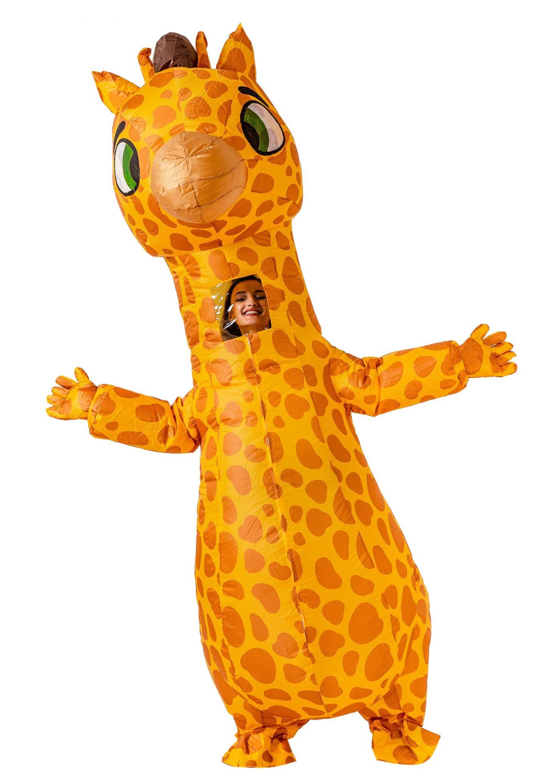 Inflatable Adult Giraffe Fancy Dress Costume