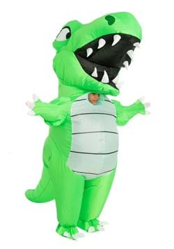 Adult Inflatable Green T-Rex Costume