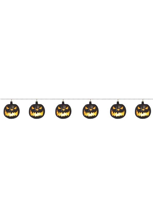 Black Jack o Lantern Light Up Garland