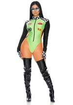 Womens Sexy Green Racecar Driver Costume Alt 4