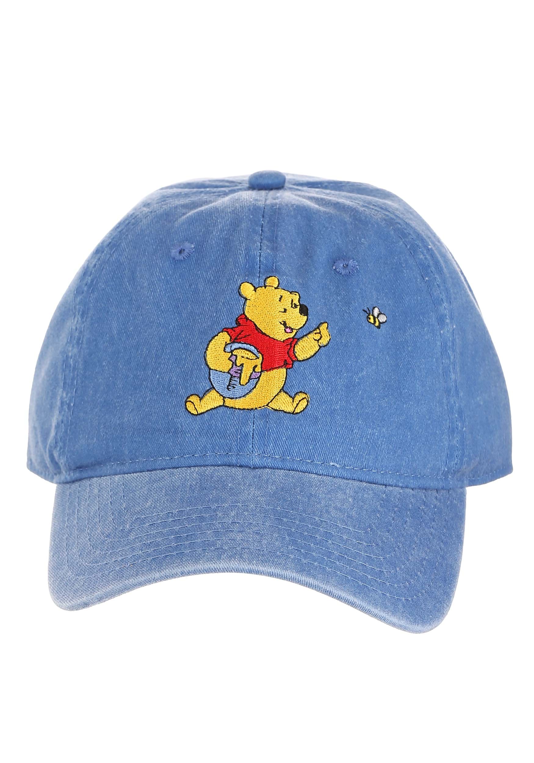 Denim Winnie The Pooh Dad Cap