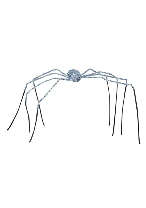 90" Gray Fuzzy Spider