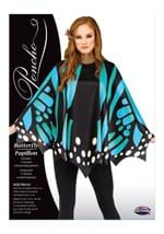 Women's Teal Butterfly Poncho Alt 1