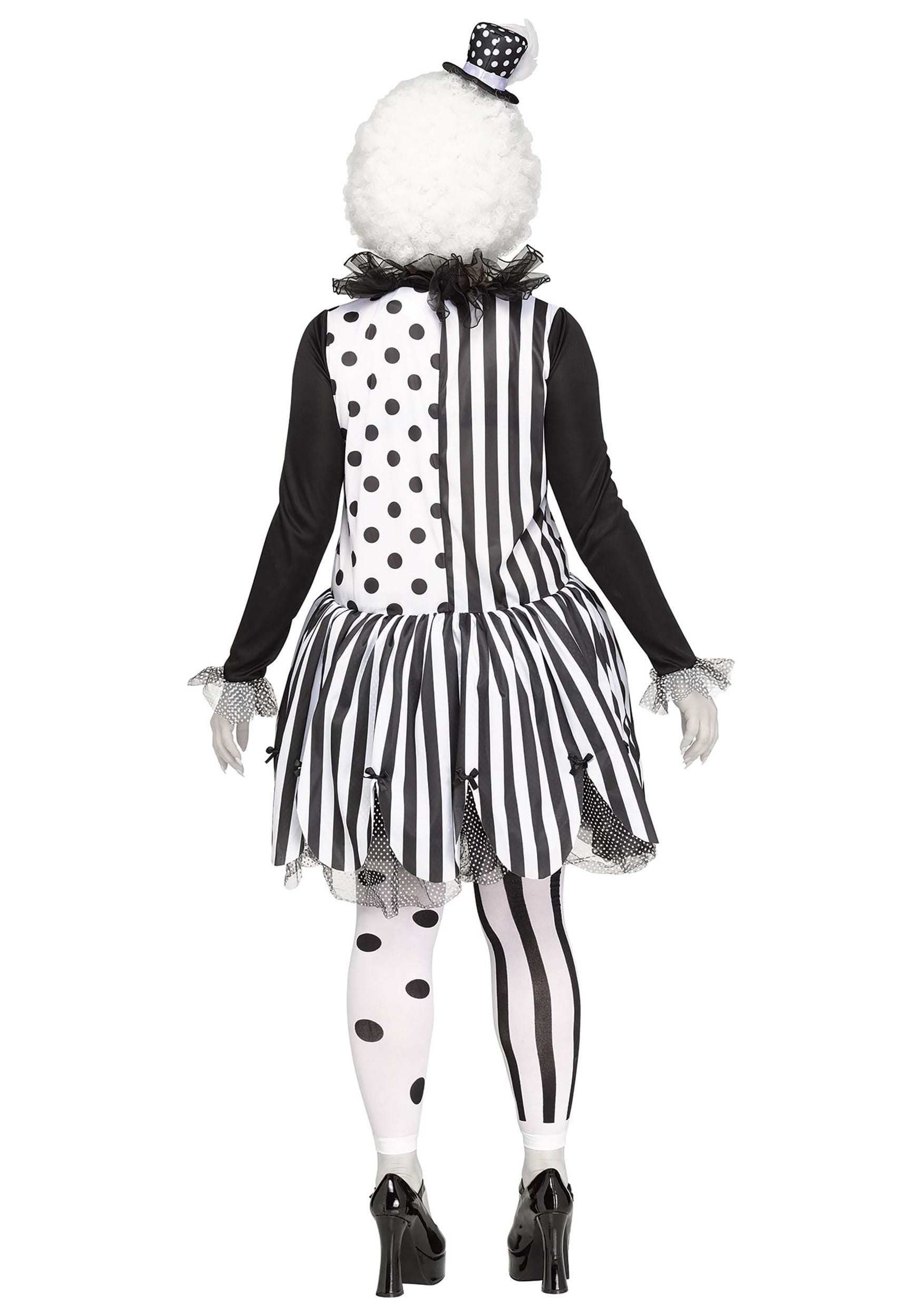 Plus Size Killer Clown Fancy Dress Costume For Women