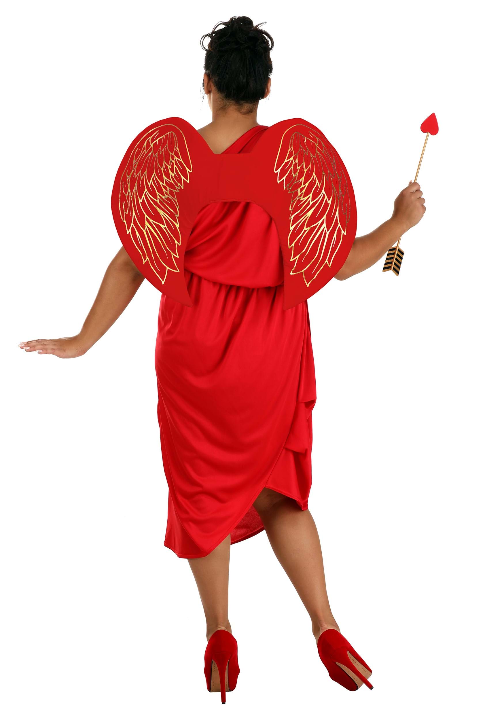 Plus Size Cupid Fancy Dress Costume Dress For Women