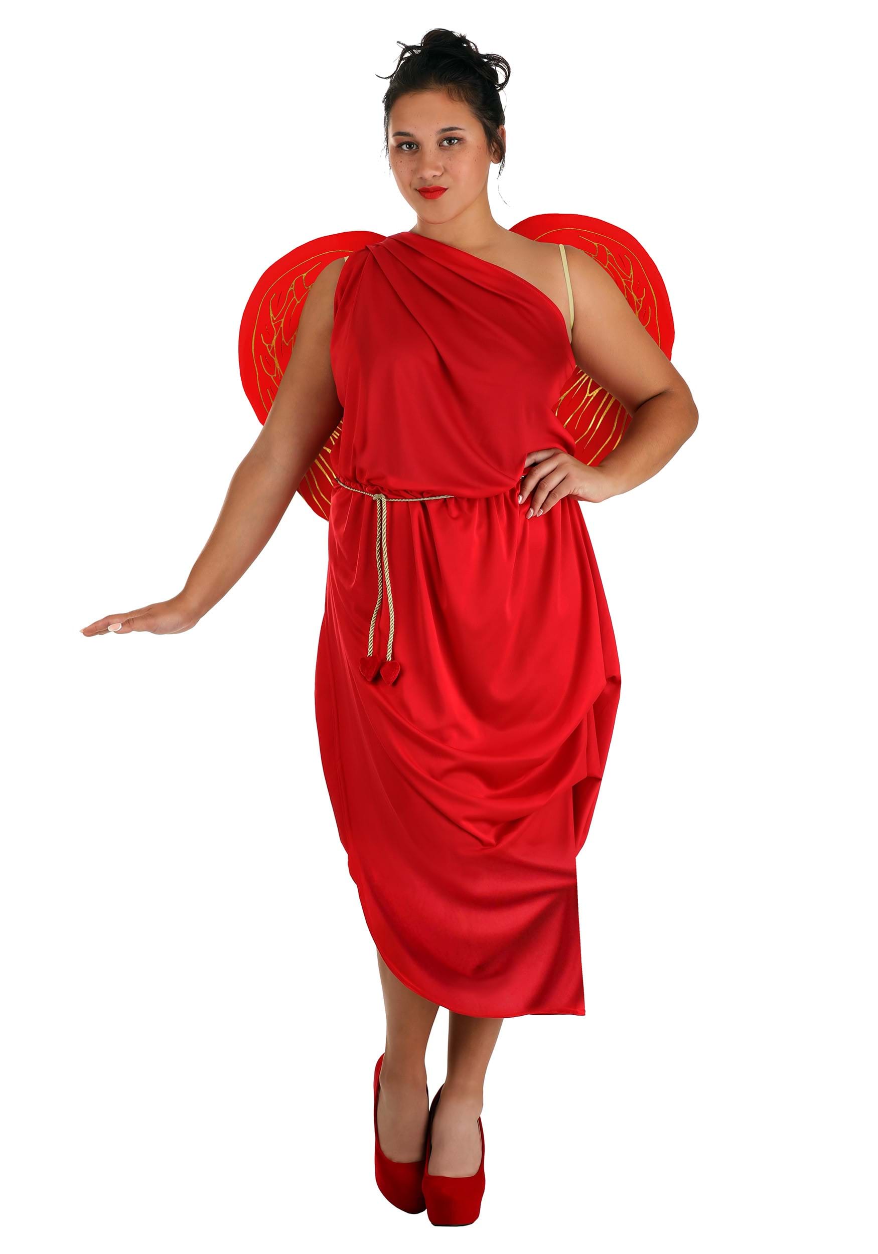 Photos - Fancy Dress Fancy FUN Costumes Plus Size Cupid  Dress Costume Dress for Women Brown/ 