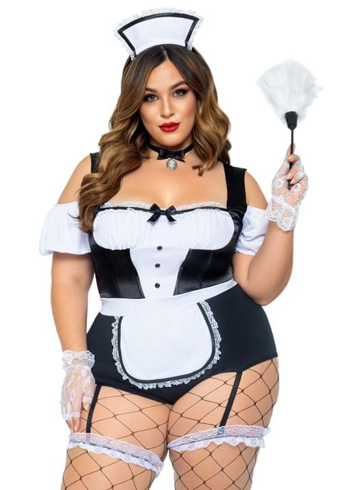 Sexy Foxy Frenchie Women's Plus Size Costume Main