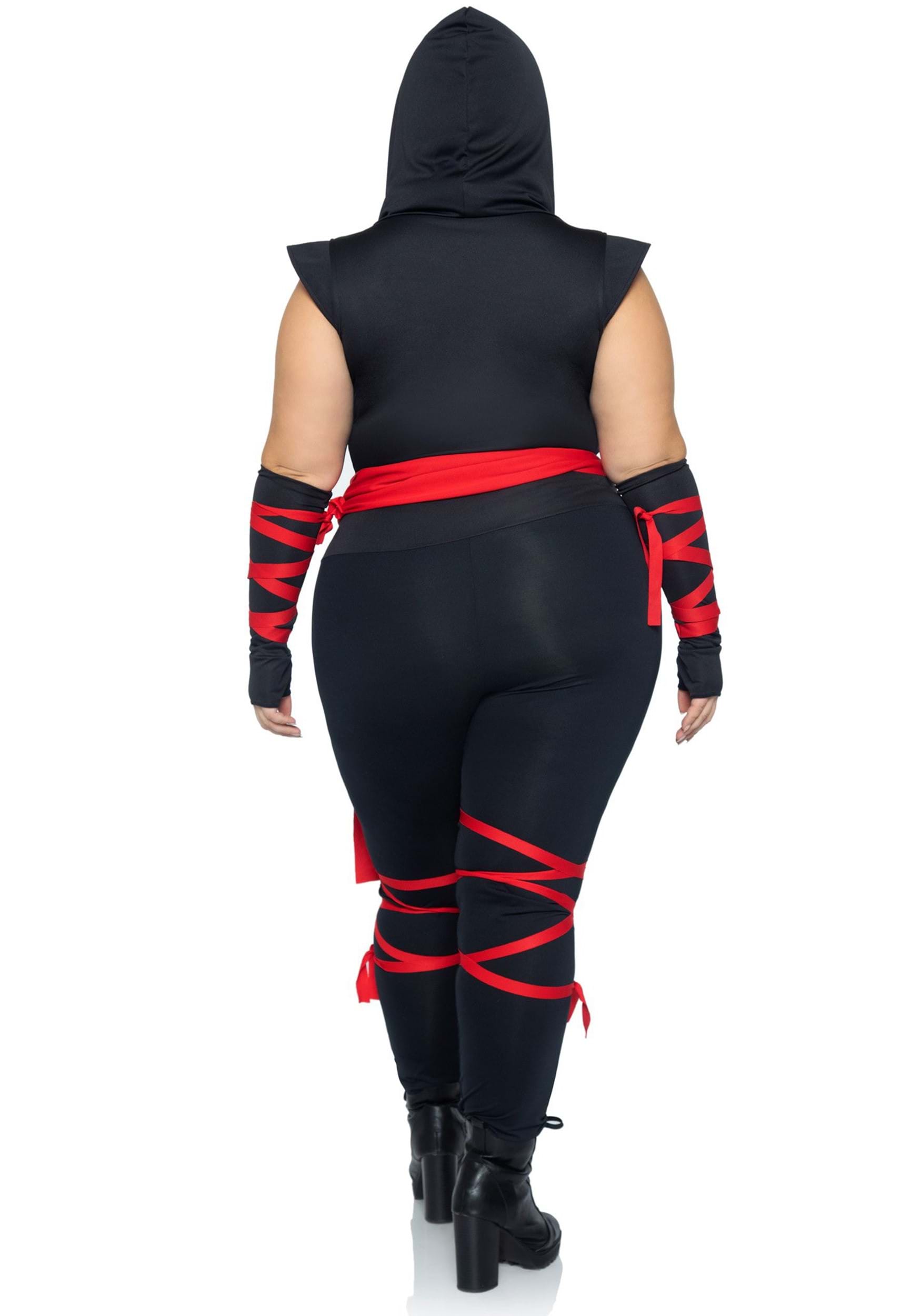 Plus Size Sexy Deadly Ninja Fancy Dress Costume For Women
