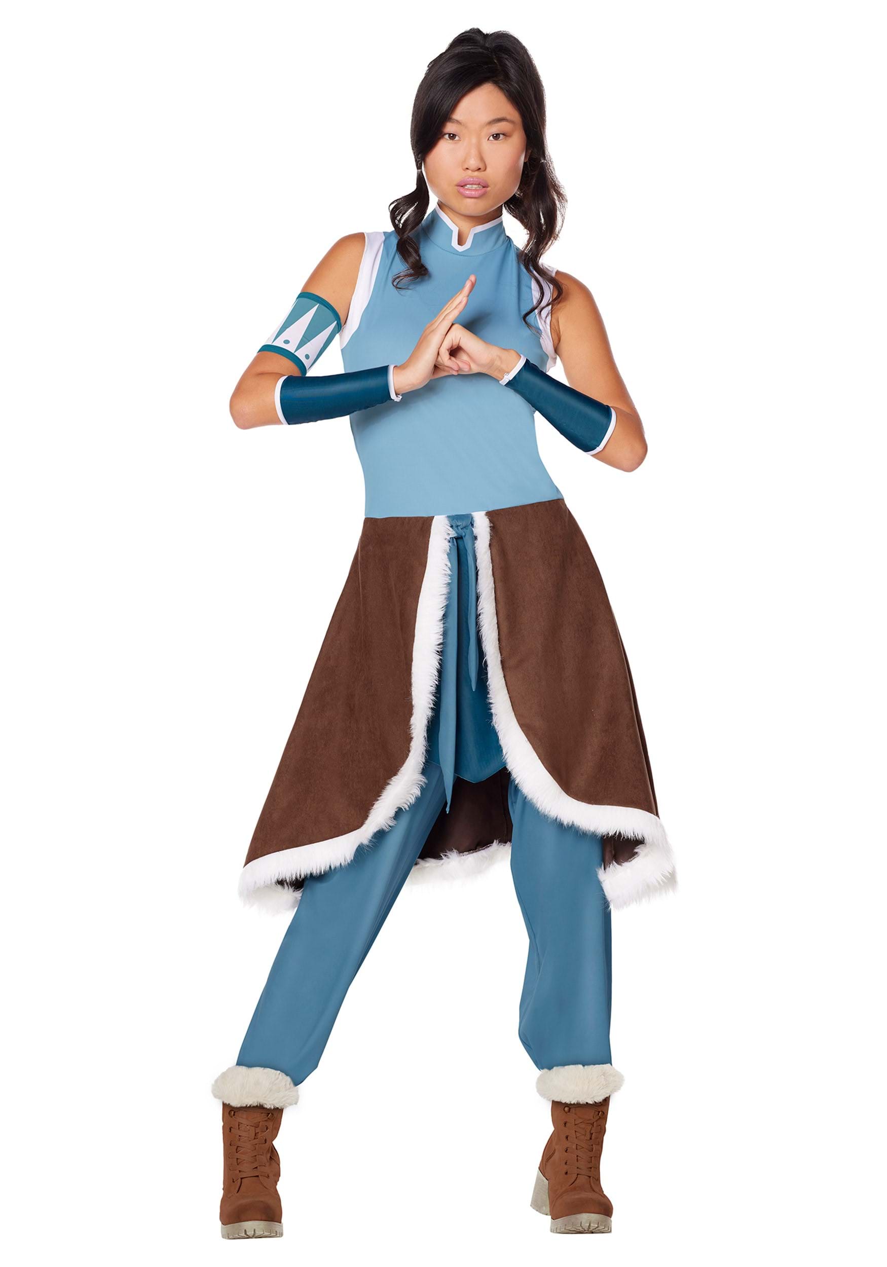 Women's Avatar Korra Fancy Dress Costume