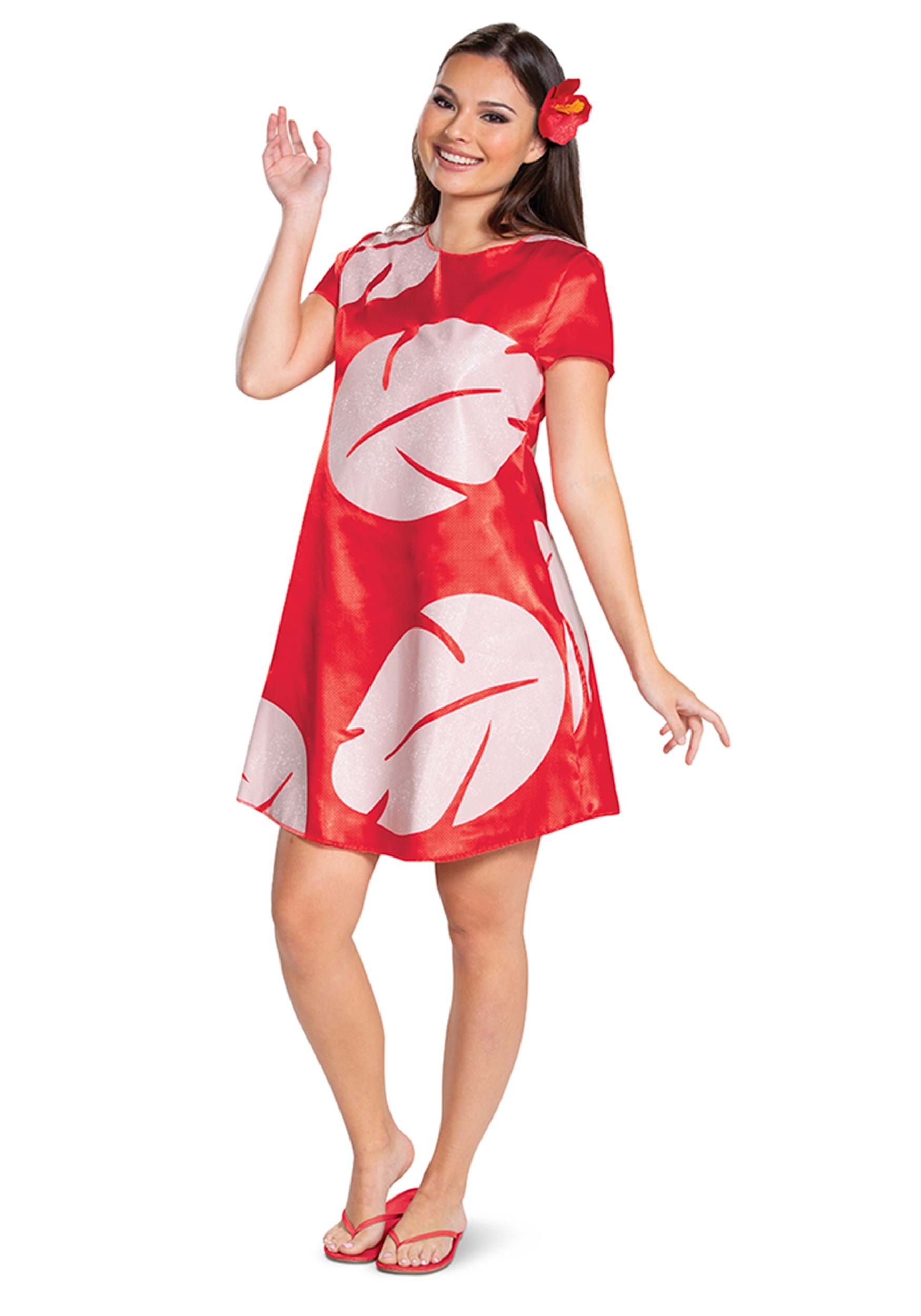 Disney Lilo & Stitch Deluxe Lilo Fancy Dress Costume For Women , Disney Fancy Dress Costumes