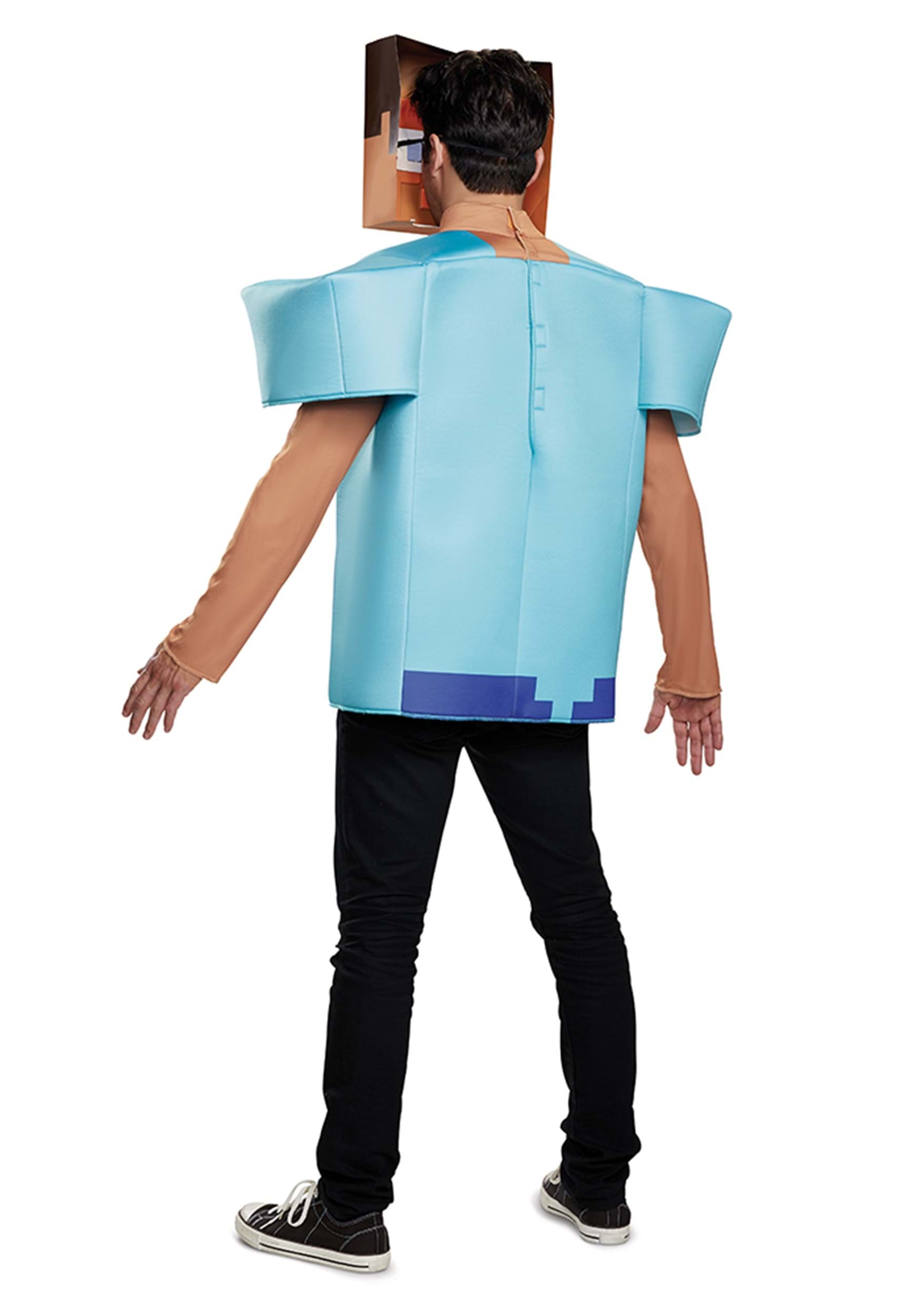 Adult Steve Minecraft Fancy Dress Costume , Adult Fancy Dress Costumes