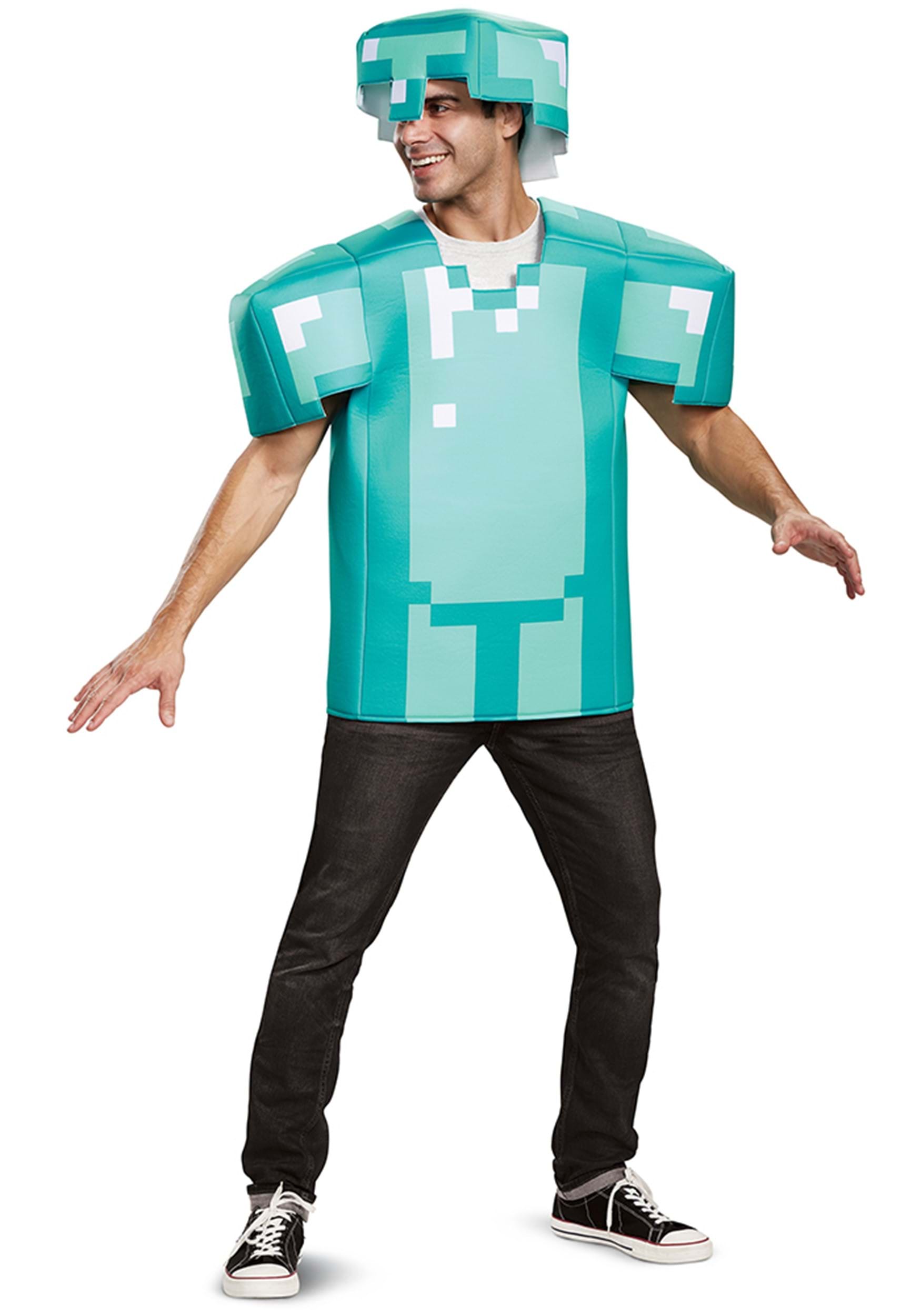 Disguise Minecraft Creeper Prestige Halloween Fancy Dress Costume For Adult Regular One Size 