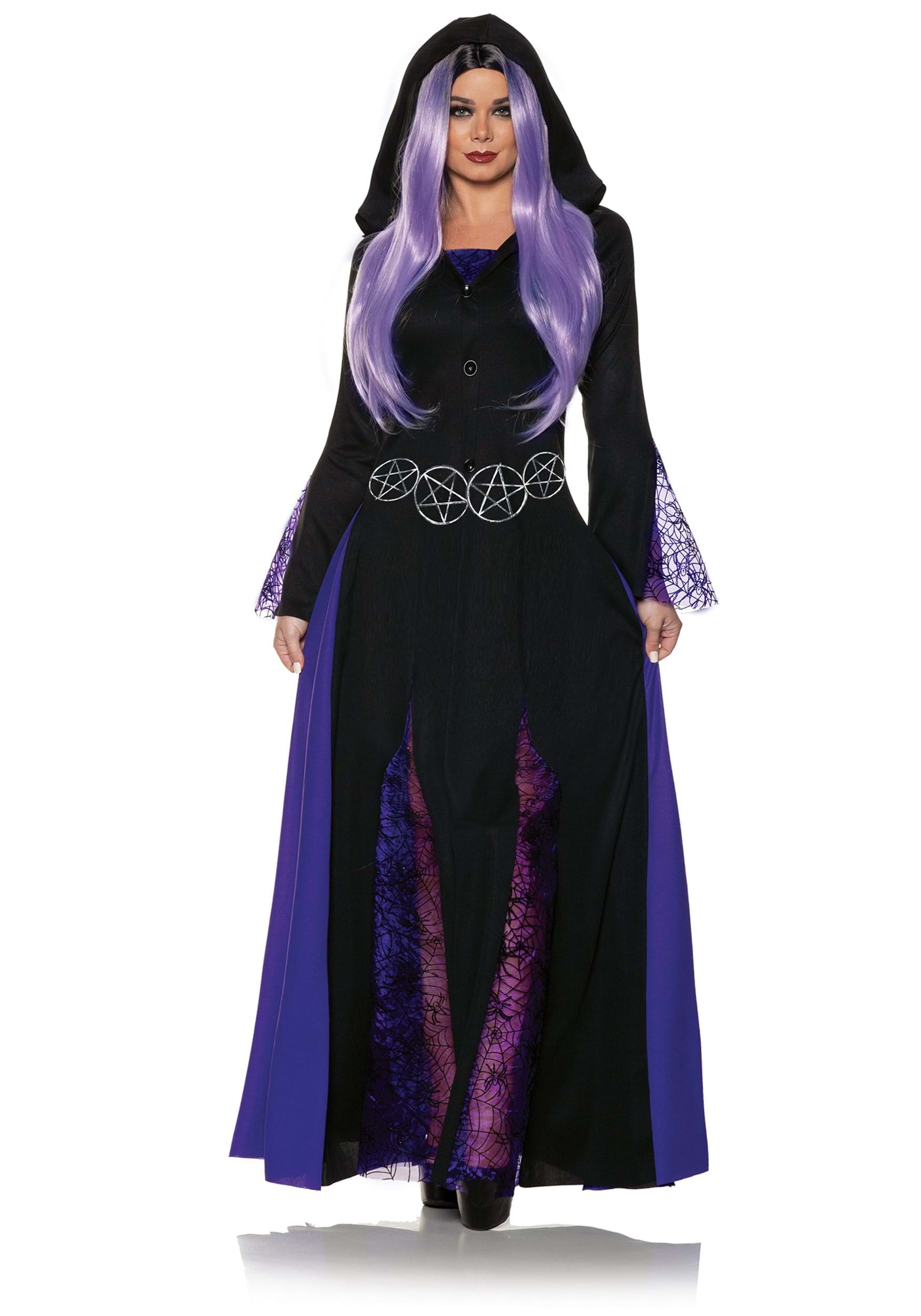 Adult Mystic Witch Women's Fancy Dress Costume , Witch Fancy Dress Costumes