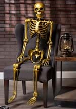 60 Gold Life Size Posable Skeleton Prop-0