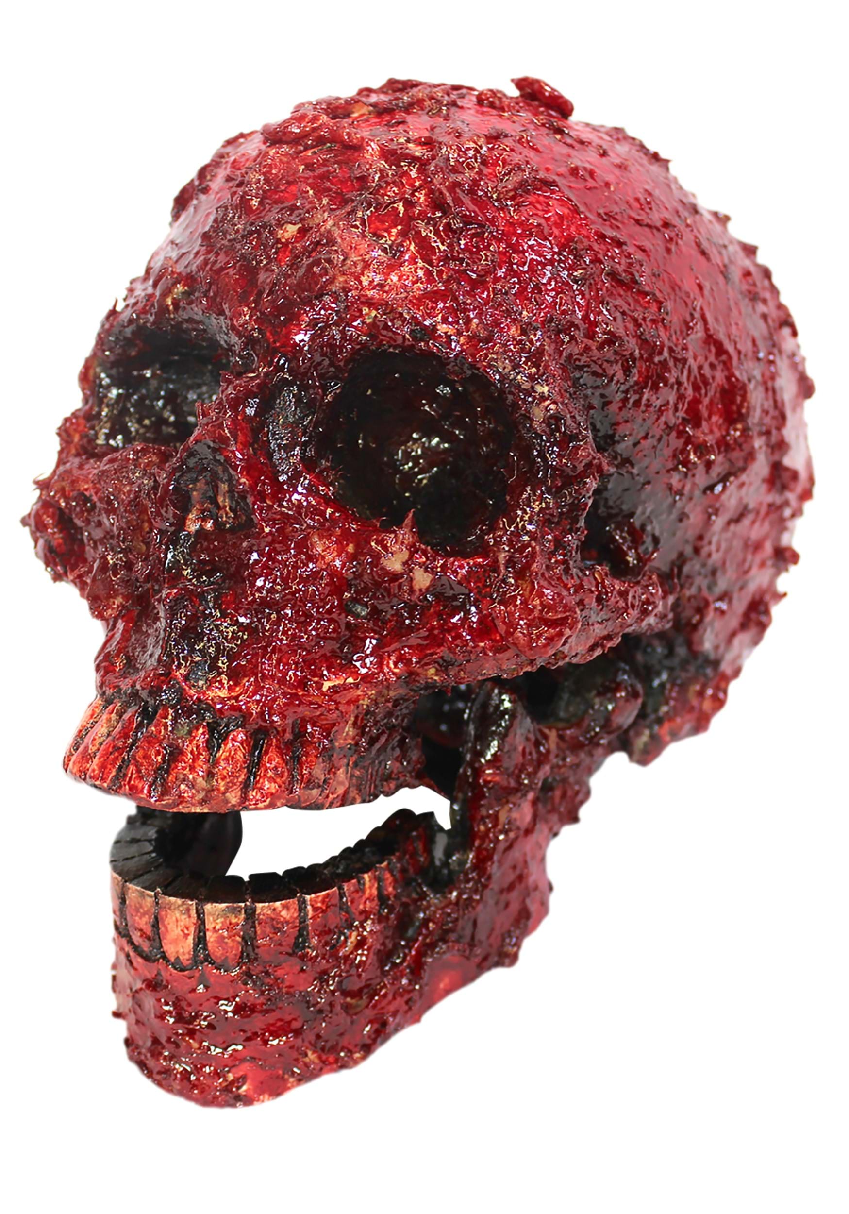 Resin Bloody Skull Prop
