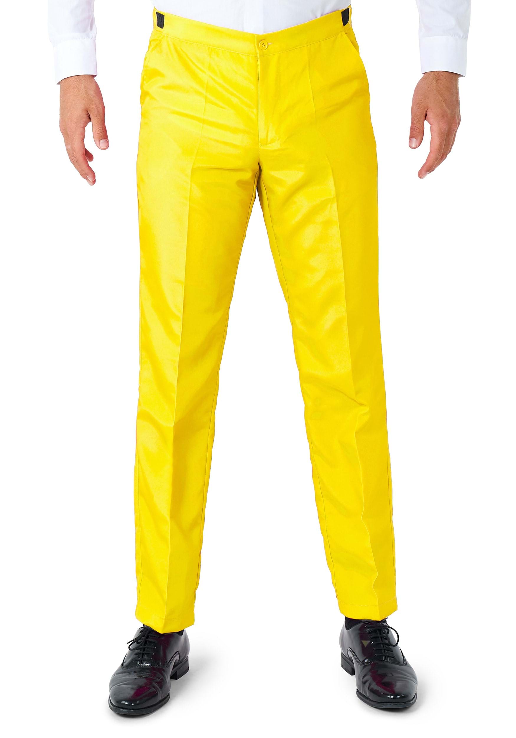 Men's Suitmeister Solid Yellow Suit